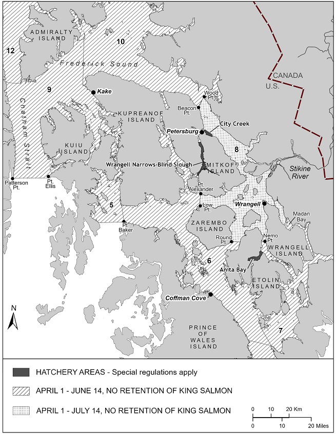 Sport Fishing Regulations For King Salmon In Southeast Alaska And The Petersburg/Wrangell Area For 2022